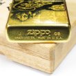 Photo7: Vintage Zippo Dragon Ryu Real Gold Leaf Plating Gold Tank Japan Limited Oil Lighter (7)