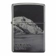 Photo1: Vintage Zippo Mckinley 6194m Laser Engraving Black Titanium Japan Limited Oil Lighter (1)