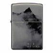 Photo1: Vintage Zippo Mt.Yarigatake 3180m Laser Engraving Black Titanium Japan Limited Oil Lighter (1)