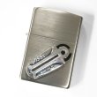 Photo1: Zippo Flint Case Metal Oxidized Nickel Plating Japan Limited Oil Lighter (1)