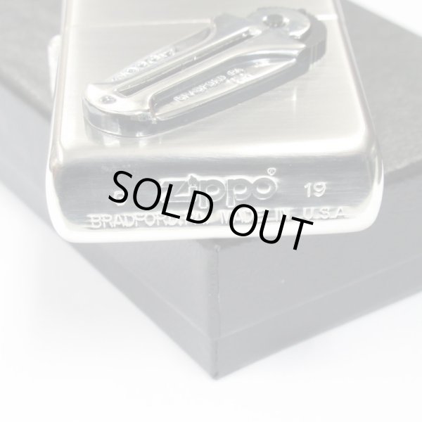 Photo4: Zippo Flint Case Metal Oxidized Nickel Plating Japan Limited Oil Lighter (4)