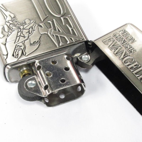 Photo3: Zippo Evangelion Test Type Eva 01 Antique Feeling Etching Japan Limited Oil Lighter (3)