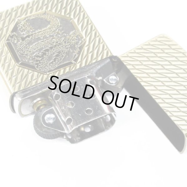 Photo3: Zippo Armor Case Dragon Octagon Metal Oxidized Brass Plating Japan Limited Oil Lighter (3)