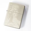 Photo2: Zippo Evangelion Eva Asuka Langley 貞本義行 Silver Pearl Plating Japan Limited Limited Oil Lighter (2)