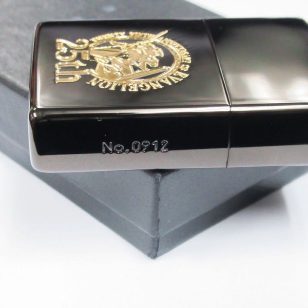 Photo4: Zippo Evangelion Eva 25th Anniversary Black Gold Japan Limited Japanese Anime Oil Lighter (4)