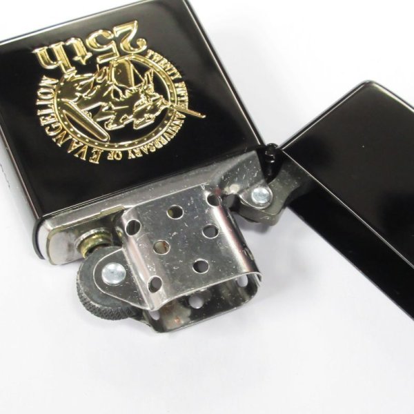Photo3: Zippo Evangelion Eva 25th Anniversary Black Gold Japan Limited Japanese Anime Oil Lighter (3)