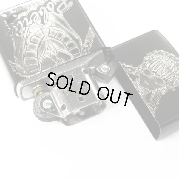 Photo3: Zippo BLACK LAGOON 20th Anniversary Limited Roberta Matte Black Silver Etching Japanese Anime Japan Oil Lighter (3)