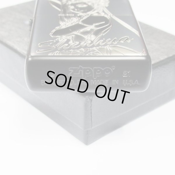 Photo4: Zippo BLACK LAGOON 20th Anniversary Limited Shenhua Matte Black Silver Etching Japanese Anime Japan Oil Lighter (4)