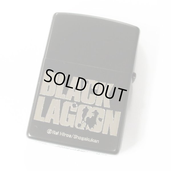 Photo2: Zippo BLACK LAGOON 20th Anniversary Limited Roberta Matte Black Silver Etching Japanese Anime Japan Oil Lighter (2)