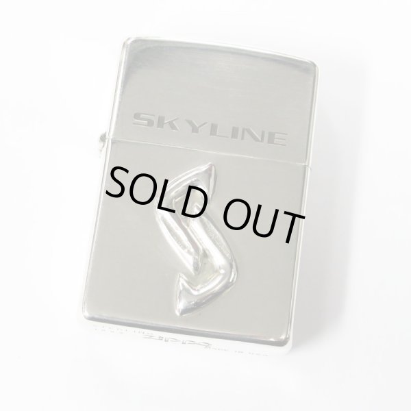 Photo2: Used Sterling Silver Nissan Skyline History Vintage Zippo 1993 Japan Limited Oil Lighter (2)