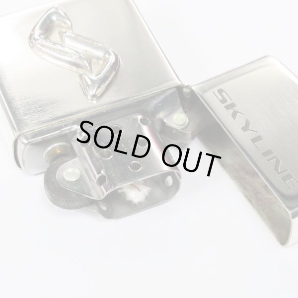 Photo4: Used Sterling Silver Nissan Skyline History Vintage Zippo 1993 Japan Limited Oil Lighter (4)