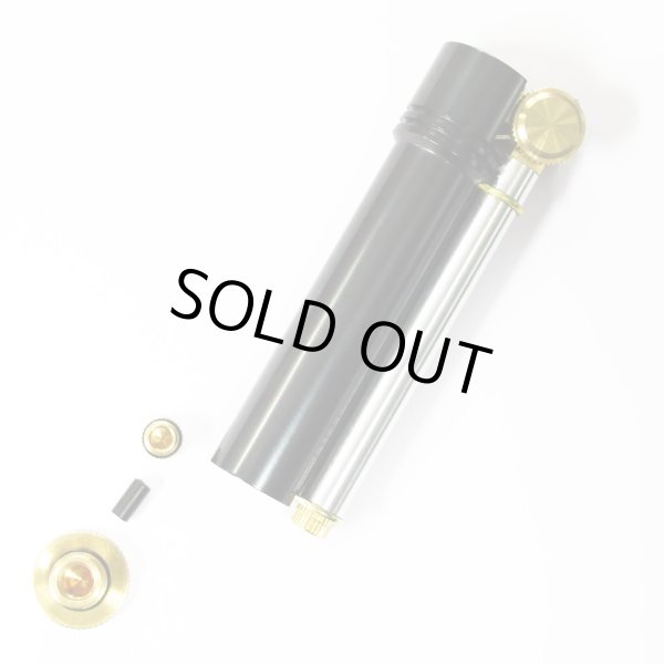 Photo2: Douglass Field-L Classic Design Cigarette Oil Lighter Aluminum Gunmetal Made in Japan (2)