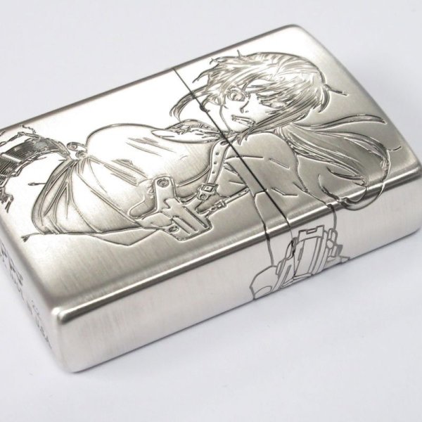 Photo2: Zippo BLACK LAGOON REVY 3-sides Etching Oxidized Silver Plating Japanese Anime Japan Limited Oil Lighter (2)