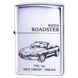 Photo1: Zippo Mazda Roadster Type NA Etching Oxidized Silver Plating Japan Limited Oil Lighter (1)