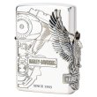 Photo2: Zippo Harley Davidson Japan Limited Big Eagle 3-sides Metal Engine Design Etching HDP-03 Oil Lighter (2)