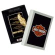 Photo5: Zippo Harley Davidson Japan Limited 3-sides Eagle Metal Black Ion 24Gold Plating HDP-01 Oil Lighter (5)