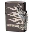 Photo2: Zippo Harley Davidson Japan Limited  3-sidesEagle Metal Black Ion Silver Plating HDP-02 Oil Lighter (2)