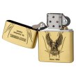 Photo2: Zippo Harley Davidson Japan Limited Big Eagle Bar Shield Metal Brass HDP-12 Oil Lighter (2)