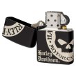 Photo3: Zippo Harley Davidson Japan Limited Skull 4-sides Etching Matte Black Silver Plating HDP-32 Oil Lighter (3)