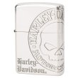 Photo2: Zippo Harley Davidson Japan Limited Skull 3-sides Etching Silver Plating HDP-36 Oil Lighter (2)