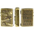 Photo1: Zippo Harley Davidson Japan Limited Brass Barrel Finish Metal HDP-64 Oil Lighter (1)