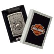 Photo4: Zippo Harley Davidson Japan Limited Skull Metal Silver Barrel Finish HDP-70 Oil Lighter (4)