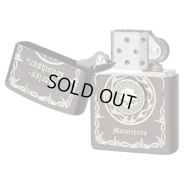 Photo2: Zippo Harley Davidson Japan Limited Skull Metal Black Ion Nickel HDP-69 Oil Lighter (2)