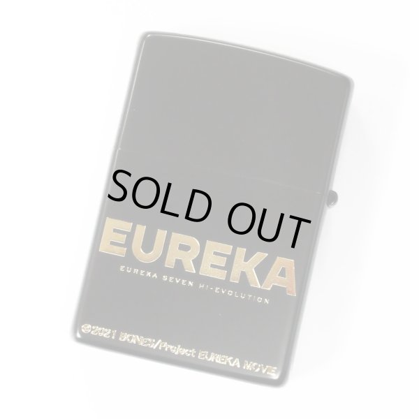 Photo2: Zippo EUREKA SEVEN HI-EVOLUTION Verethragna Matte Black Gold Both Sides Etching Japan Limited Oil Lighter (2)