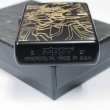 Photo4: Zippo EUREKA SEVEN HI-EVOLUTION Verethragna Matte Black Gold Both Sides Etching Japan Limited Oil Lighter (4)