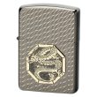 Photo1: Zippo Armor Case Dragon Octagon Metal Black Nickel Plating Japan Limited Oil Lighter (1)