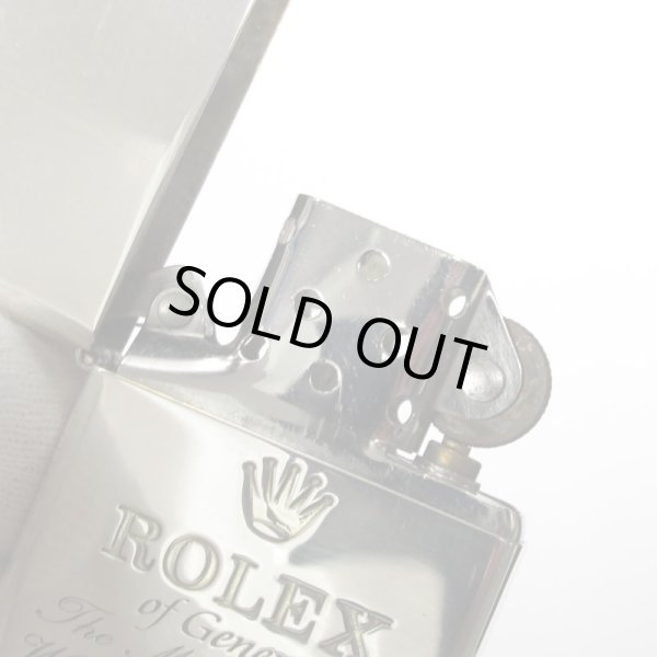 Photo9: Used Sterling Silver Rolex Vintage Zippo 1999 Japan Limited Oil Lighter (9)