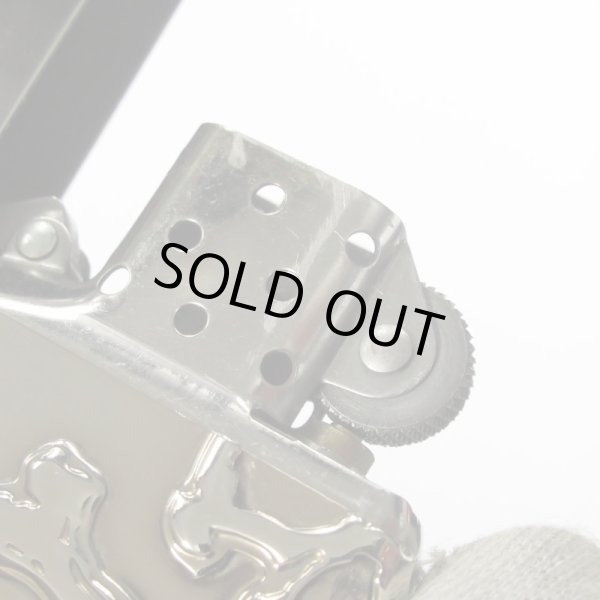 Photo4: Used Zippo Skull Crossbones 3-sides Metal Oxidized Silver Plating Japan Limited Oil Lighter (4)