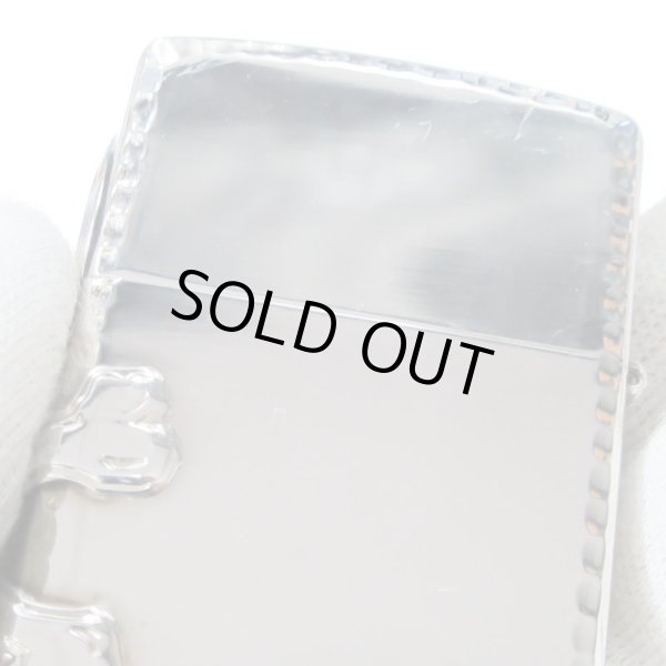 Photo3: Used Zippo Skull Crossbones 3-sides Metal Oxidized Silver Plating Japan Limited Oil Lighter (3)