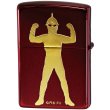Photo2: Zippo ULTRASEVEN Both Sides Etching Ion Red Plating Gold Japan Limited Oil Lighter (2)