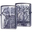 Photo3: Zippo ULTRAMAN ZERO Ultimate Force Both Sides Etching Oxidized Nickel Plating Japan Limited Oil Lighter (3)