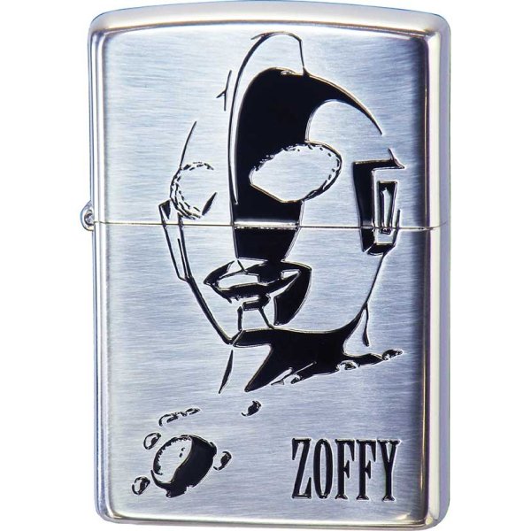 Photo1: Zippo ULTRAMAN ZOFFY Both Sides Etching Silver Plating Japan Limited Oil Lighter (1)