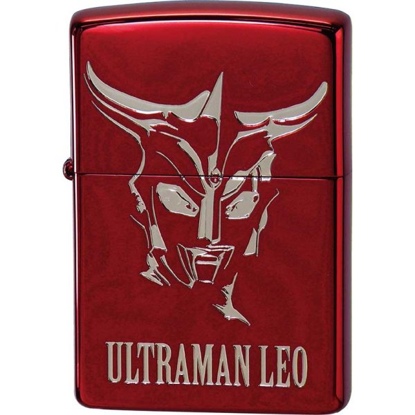 Photo1: Zippo ULTRAMAN LEO Both Sides Etching Ion Red Plating Nickel Japan Limited Oil Lighter (1)