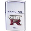 Photo1: Zippo NISSAN Skyline GT-R BNR34 R34 Emblem Metal Silver Plating Japan Limited Oil Lighter (1)