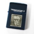 Photo1: Zippo Terminator 3 T3 T-850 Blue Titanium Coating Japan Limited Oil Lighter (1)