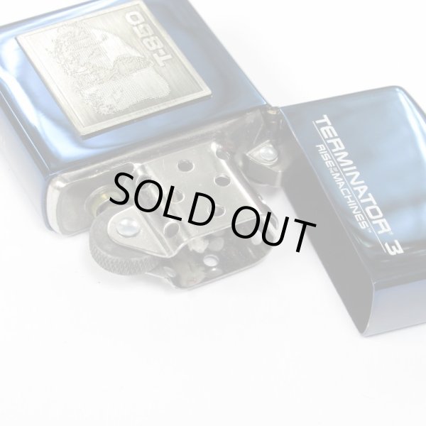 Photo3: Zippo Terminator 3 T3 T-850 Blue Titanium Coating Japan Limited Oil Lighter (3)