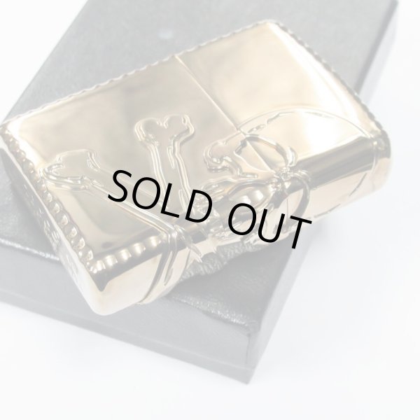 Photo3: Zippo Skull Crossbones 3-sides Metal Antique Nickel Plating Japan Limited Oil Lighter (3)