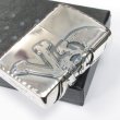 Photo3: Zippo Skull Crossbones 3-sides Metal Oxidized Silver Plating Japan Limited Oil Lighter (3)