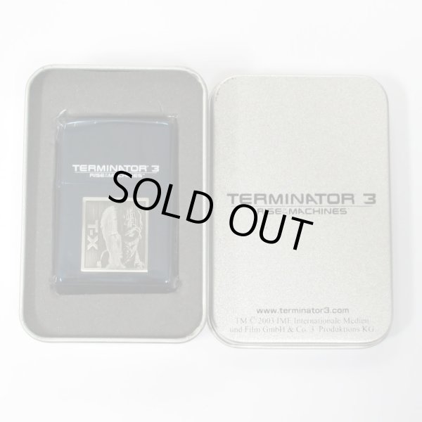 Photo6: Zippo Terminator 3 T3 T-X Blue Titanium Coating Japan Limited Oil Lighter (6)
