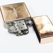 Photo3: Vintage Zippo Star Deep Engraving Rhinestone Pink Gold Mirror Plating Japan Limited Oil Lighter (3)