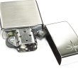 Photo3: Vintage Zippo Star Deep Engraving Rhinestone Silver Satena Plating Japan Limited Oil Lighter (3)