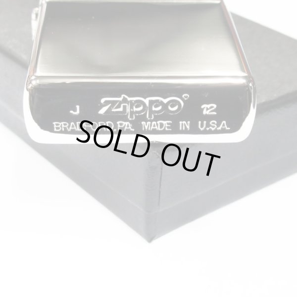 Photo4: Vintage Zippo Star Deep Engraving Pink Rhinestone Platinum Mirror Plating Japan Limited Oil Lighter (4)