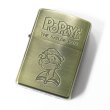 Photo1: Vintage Zippo Popeye the Sailorman Anime Brass Etching Japan Limited Oil Lighter (1)