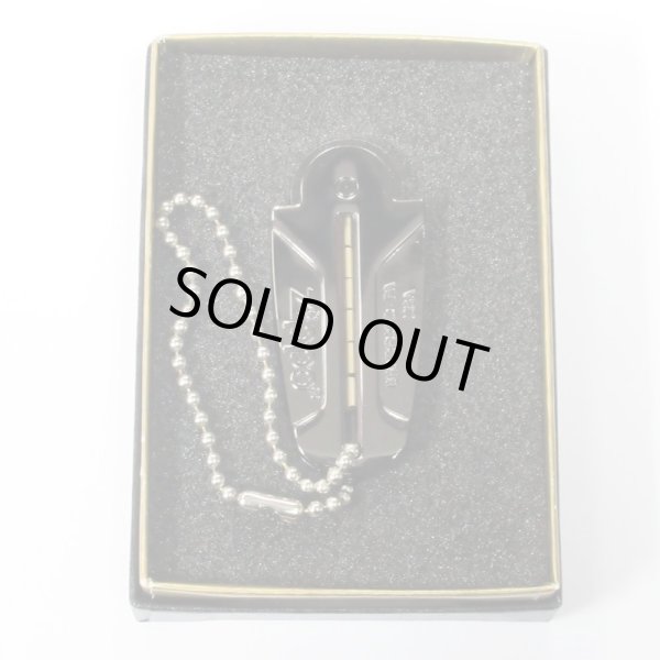 Photo3: Vintage Zippo Oil Lighter Metal Flint Dispenser Case Black Plating (3)