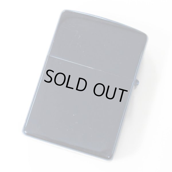 Photo2: Outlet Zippo Backwards Skeleton Skull Frame Metal Blue Japan Limited Oil Lighter (2)