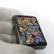 Photo8: Outlet Zippo Hologram Arabesque 0000/1000 Black Etching Japan Limited Oil Lighter (8)